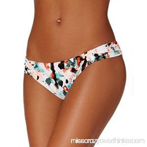 Hula Honey Women's Spring Splash Printed Tab-Side Hipster Bikini Bottoms Multi B07D9TT4ZP